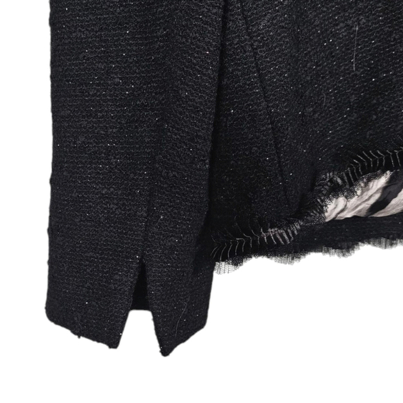 Basler Women's Black Tweed Jacket Lined, Size 46 (16) - Picture 6 of 12